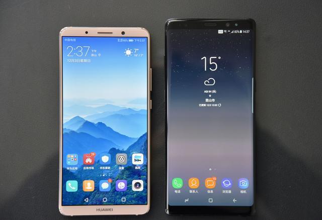 三星Note8 VS 华为Mate10Pro：谁才是安卓旗舰No.1外观篇