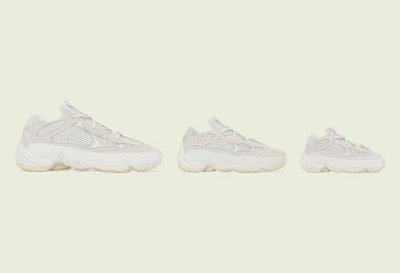 ​时隔8个月再出新配色！Yeezy 500“Bone White”本月发售